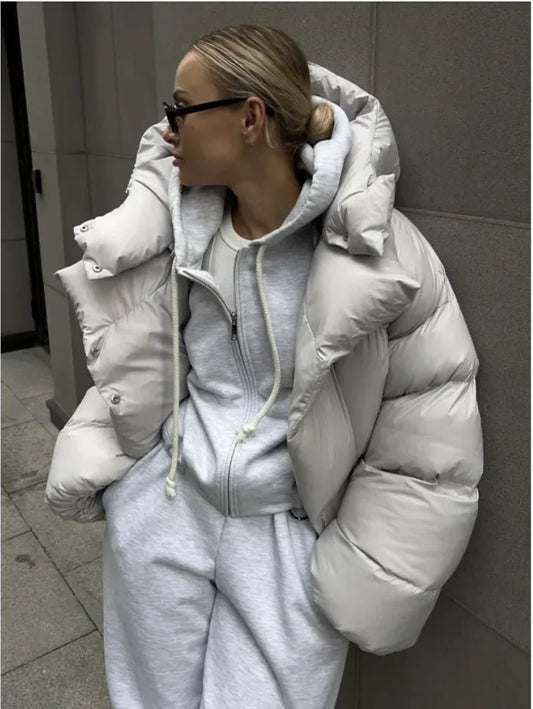 Packable Puffer Style Jacket - Snuggle Up