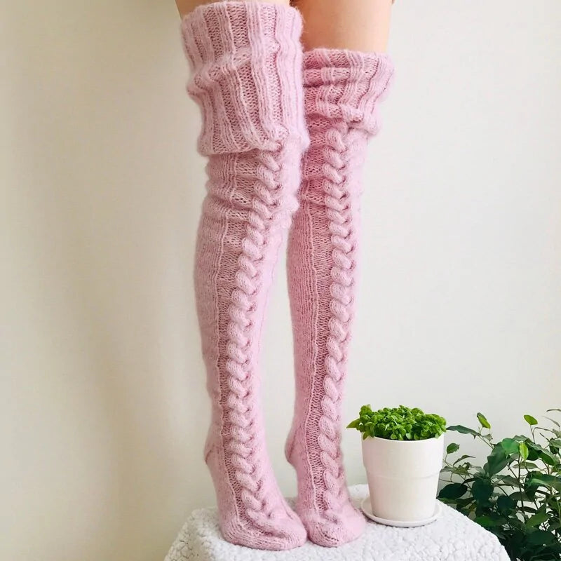 Snuggle Legs Winter Knee Socks - Snuggle Up