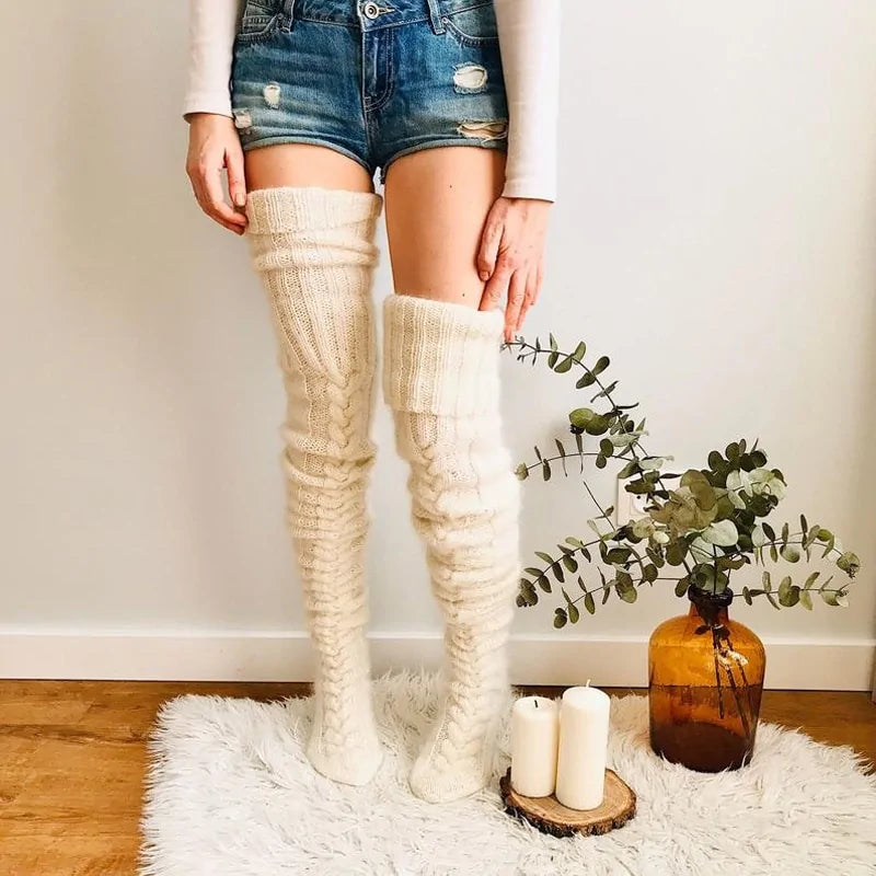 Snuggle Legs Winter Knee Socks - Snuggle Up